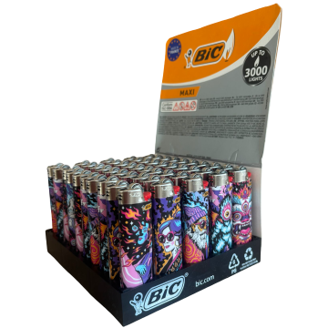 Bic Maxi J26 Motiv Flaming Design (50x)