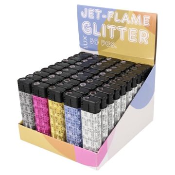 Aanst. jet flame Lux Diamond Glitter (50x)
