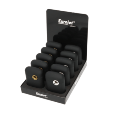 Eurojet - Light Jet black Rubberized (10x)