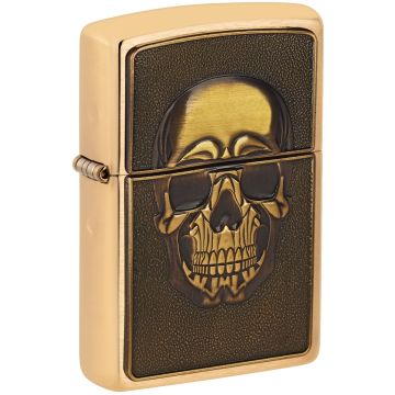 Zippo - 204B Embossed Skull