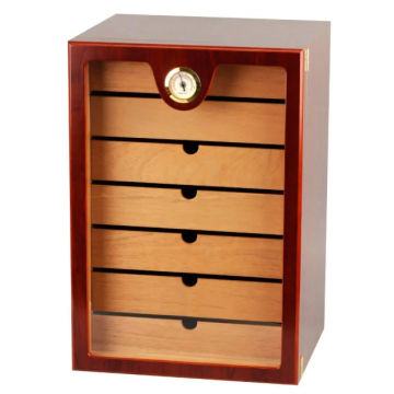 Angelo -  Humidor Cabinet Red Brown Matt (150-200 sig.)