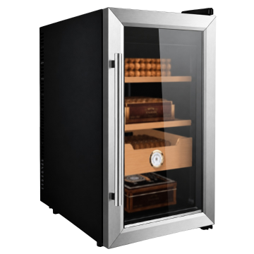 Angelo - Humidor Black/Chrome