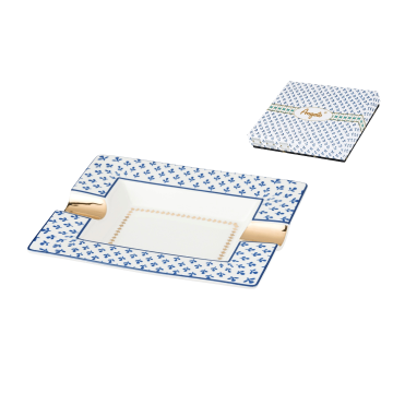 Sigarenasbak Angelo New Bone Delft blue 2 legger