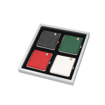 Sig. Koker 4 kleuren met band (4x)