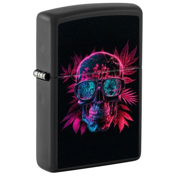 Zippo - 218 Cannabis Skull Design