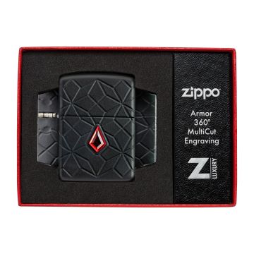 Zippo 24754 Armor Diamond Pattern Design