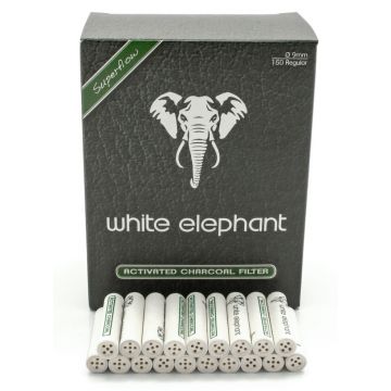 Filters White Elephant Coal 150st. verpakking