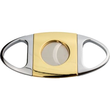 Sig. knipper ovaal Silver/Gold