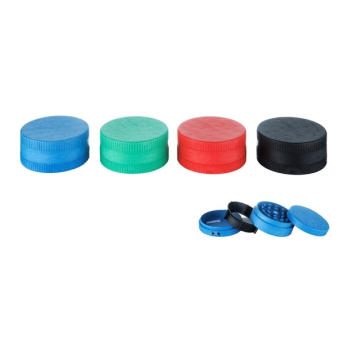 Dreamliner grinder plastic, 4 colours, 4parts,Ø70mm 6pcs.