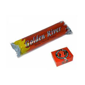 Golden River Shisha Charcoal Rolls 10x10