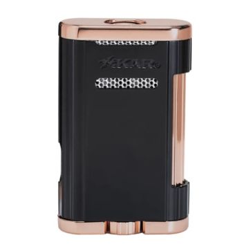 Xikar Allume 2 Double Jet Flame Black/Rose