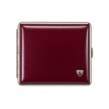 VH. Sig Etui Leder Bordeaux 18sig.