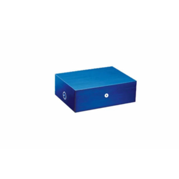 Humidor in luxe verpakking blauw (200 sig)