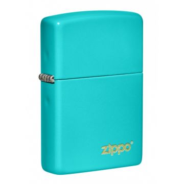 Zippo 49454 Flat Turquoise Zippo Lasered