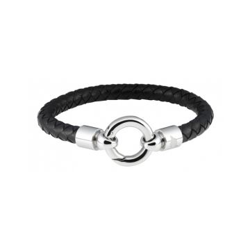 Zippo Leather Bracelet With O Ring - 22 x 1.8 x 0.65 cm