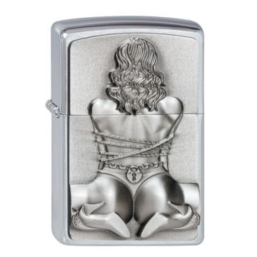 ZIPPO PL 200 BONDAGE GIRL EMBLEM