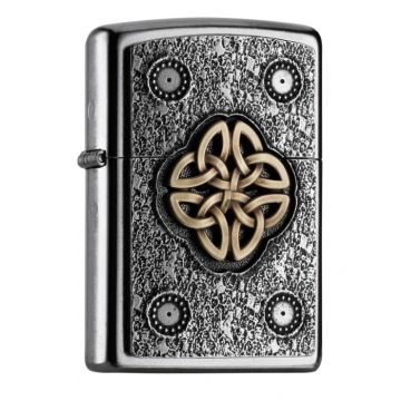 ZIPPO PL EMB W/ CELTIC KNOT