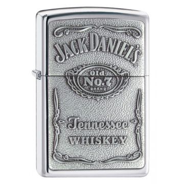 ZIPPO PL250JD 427JACK DANIELS LABEL CHROME