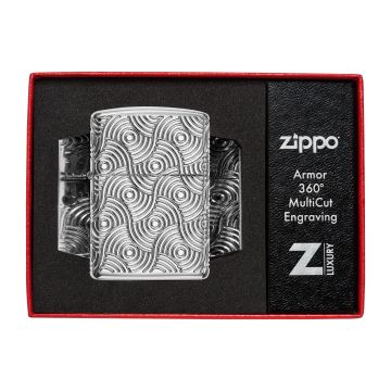 Zippo - 167 Abstract Waves Design